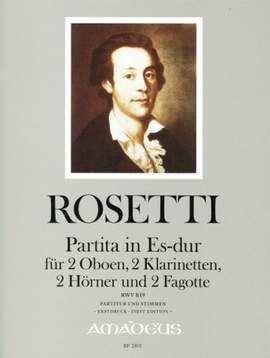 Franz Anton Rösler Rosetti: Partita In Es-Dur