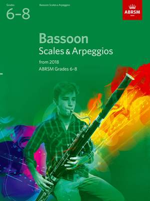 ABRSM: Bassoon Scales & Arpeggios, Grades 6-8 from 2018