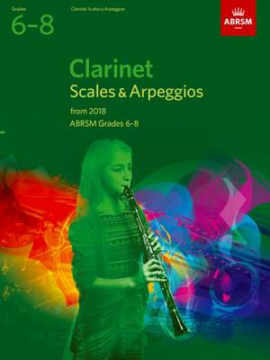 ABRSM: Clarinet Scales & Arpeggios, Grades 6-8 from 2018