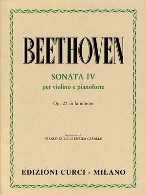 Ludwig van Beethoven: Sonata IV op. 23 n. 4 La minore