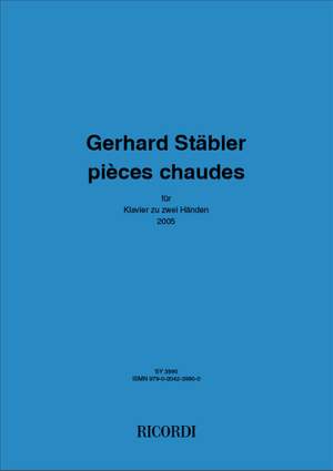 Gerhard Stäbler: Pièces chaudes