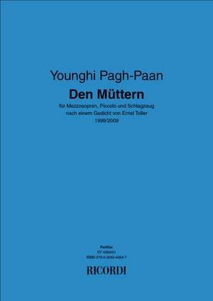 Younghi Pagh-Paan: Den Müttern