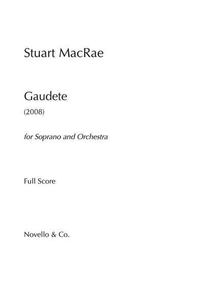 Stuart MacRae: Gaudete