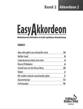 Nelly Leuzinger: Easy Akkordeon Band 2
