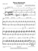 Simpson, M: Three Spirituals Product Image