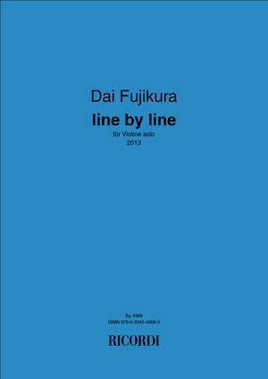 Dai Fujikura: Line by line