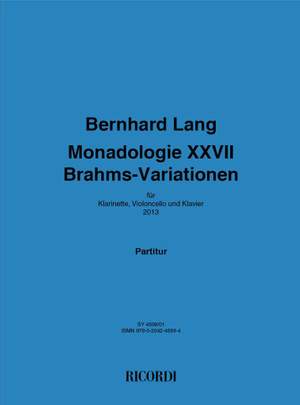 Bernhard Lang: Monadologie XXVII 'Brahms‐Variationen'