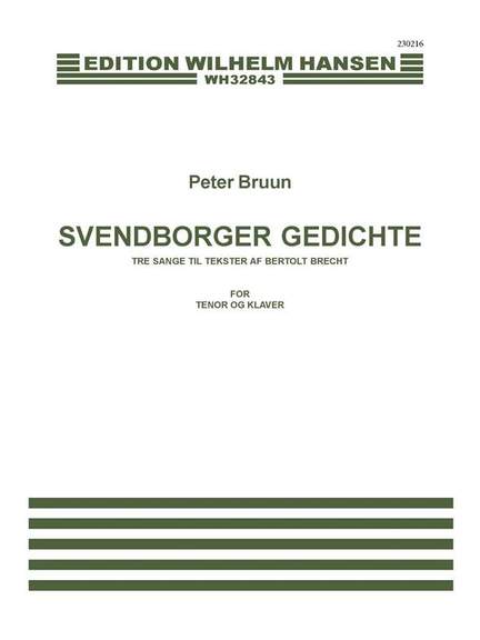 Peter Bruun_Bertholdt Brecht: Svendborger Gedichte