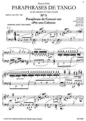 Hannes Pohlit: Paraphrases De Tango
