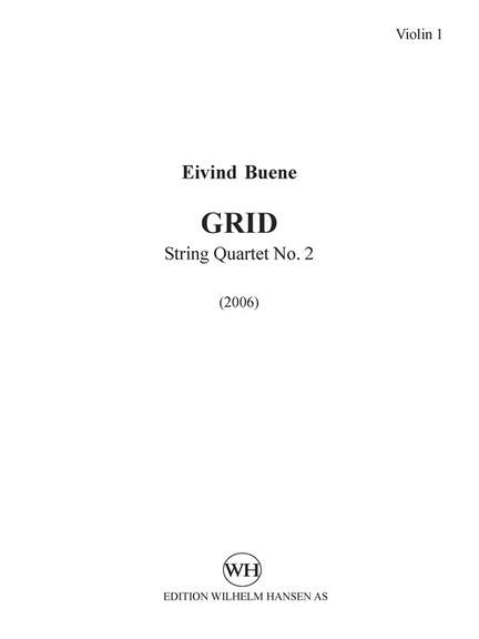 Eivind Buene: String Quartet No. 2 'Grid'