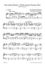 Mendelssohn, Felix: Psalm "Non nobis Domine / Nicht unserm Namen, Herr" op. 31 MWV A 9 Product Image