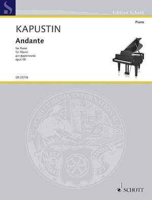 Kapustin, N: Andante op. 58