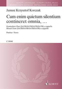 Korczak, J K: Cum enim quietum silentium contineret omnia, ...