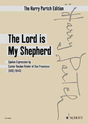 Partch, H: The Lord is My Shepherd