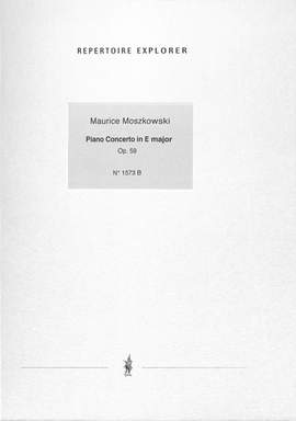 Moszkowski, Maurice: Piano Concerto in E major Op. 59 (Piano Reduction for 2 pianos, 2 copies)