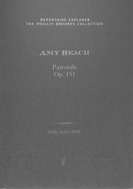 Beach, Amy : Pastorale Op. 151 for Wind Quintet