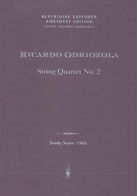 Odriozola, Ricardo: String Quartet No. 2