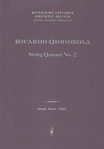 Odriozola, Ricardo: String Quartet No. 2