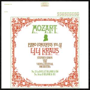 Mozart: Piano Concertos Nos. 15 & 16