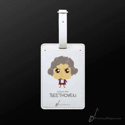 Luggage Tag Beethoven