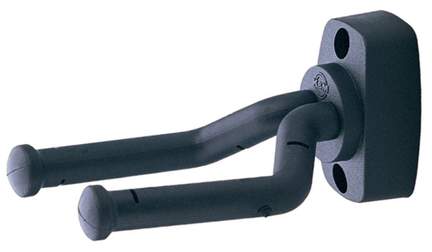 K&M Guitar Wall Mount Black
