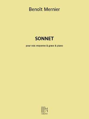 Benoît Mernier: Sonnet (voix moyenne & grave)