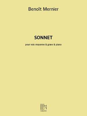 Benoît Mernier: Sonnet (voix moyenne & grave)