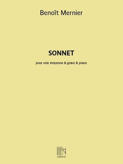 Benoît Mernier: Sonnet (voix moyenne & grave)
