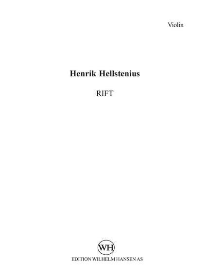 Henrik Hellstenius: Rift