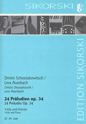 Shostakovich, D: 24 Präludien op. 34