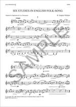 Vaughan Williams, Ralph: Six Studies in English Folk Song. Euphonium part Product Image