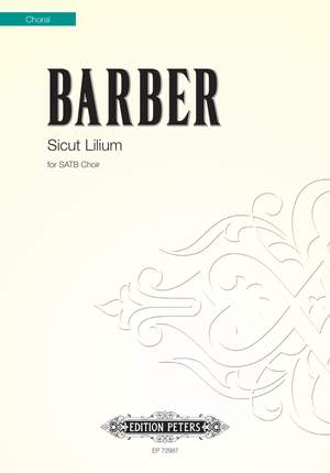 Barber, John: Sicut Lilium