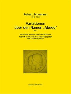 Schumann, R: Variationen über den Namen Abegg op.1