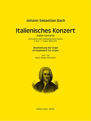 Bach, J S: Italian Concerto BWV971