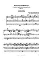 Bach, J S: Italian Concerto BWV971 Product Image