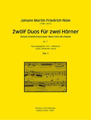 Nisle, J F: Douze Grands Duos op.7 Vol. 1