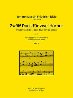 Nisle, J F: Douze Grands Duos op. 7 Vol. 2