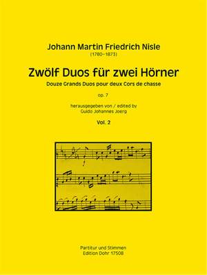 Nisle, J F: Zwölf Duos op. 7 Vol. 2