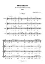 Connell, A: Three Motets Product Image