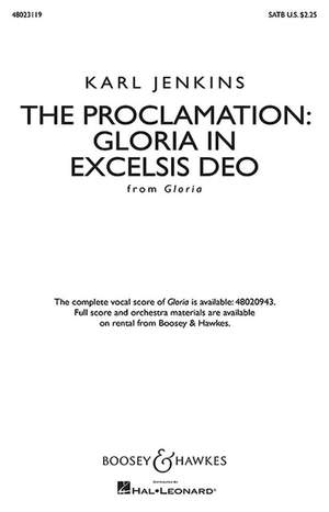 Jenkins, K: The Proclamation: Gloria in Excelsis Deo