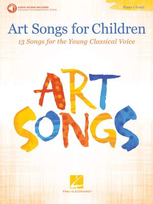 Art Songs For Children (Book/Audio)