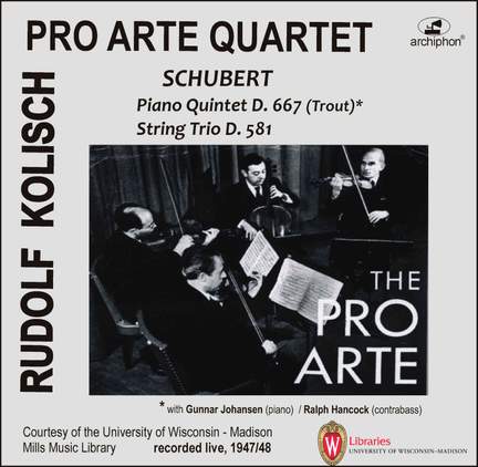 Schubert: Piano Quintet 'Trout' & String Trio, D. 581