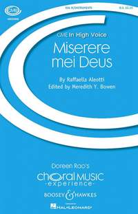 Aleotti, R: Miserere mei Deus