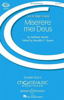 Aleotti, R: Miserere mei Deus