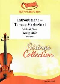 Georg Tibor: Introduzione - Tema e Variazioni