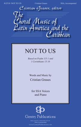 Cristian Grases: Not to Us