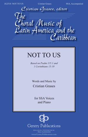 Cristian Grases: Not to Us
