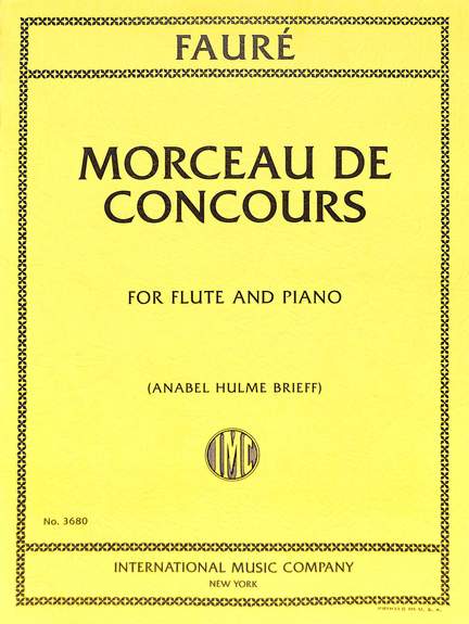 Anabel Hulme Brieff: Morceau De Concours