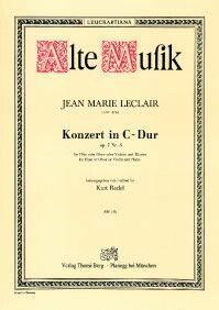 Jean-Marie Leclair: Konzert C-Dur und Continuo op. 7 Nr. 3 C-Dur