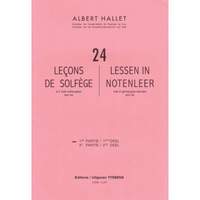 Albert Hallet: 24 Lessen In Notenleer - 1